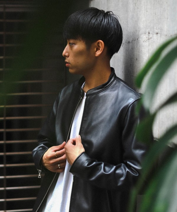 BEAMS HEART BEAMS HEART Real leather single rider (BEAMS HEART leather  blouson) mail order | BEAMS