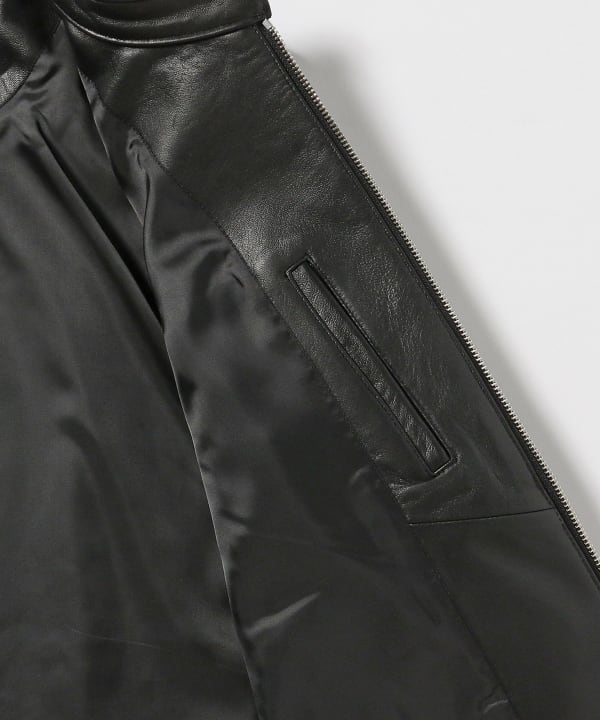 BEAMS HEART BEAMS HEART Real leather single rider (BEAMS HEART leather  blouson) mail order | BEAMS