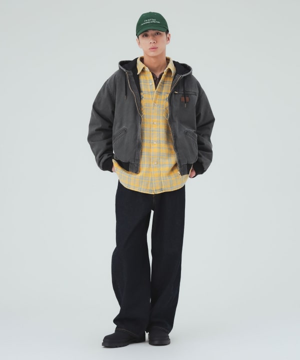 GMS コットンダック ワーク パーカー 中綿 ブルゾン [H:183cm C:80 W:68 H:89.5 Size:L]