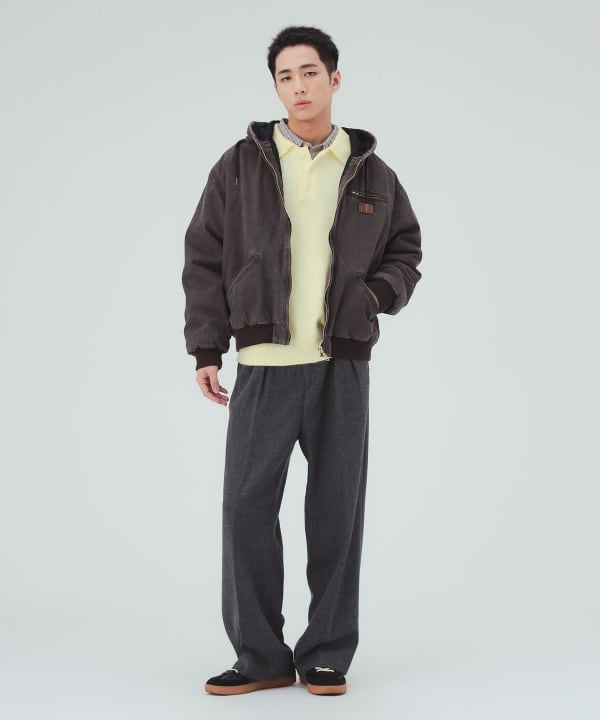 GMS コットンダック ワーク パーカー 中綿 ブルゾン [H:183cm C:80 W:68 H:89.5 Size:L]