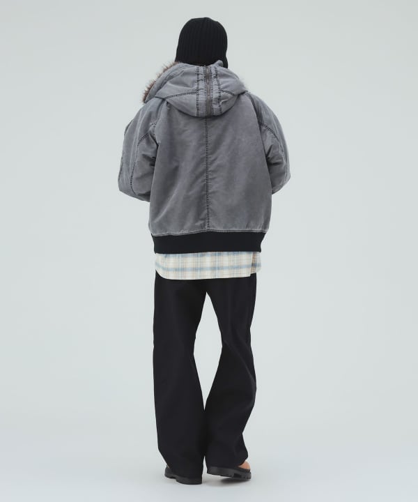 ウォッシュ加工 N2B フライトジャケット [H:183cm C:80 W:68 H:89.5 Size:L]