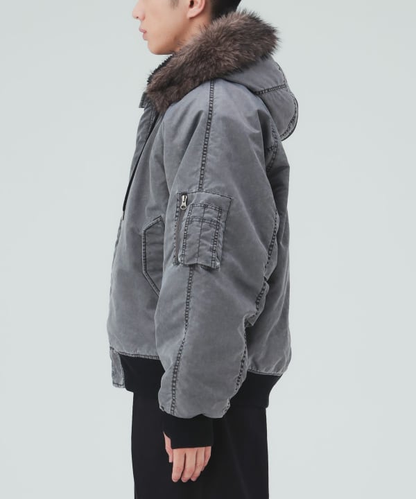 ウォッシュ加工 N2B フライトジャケット