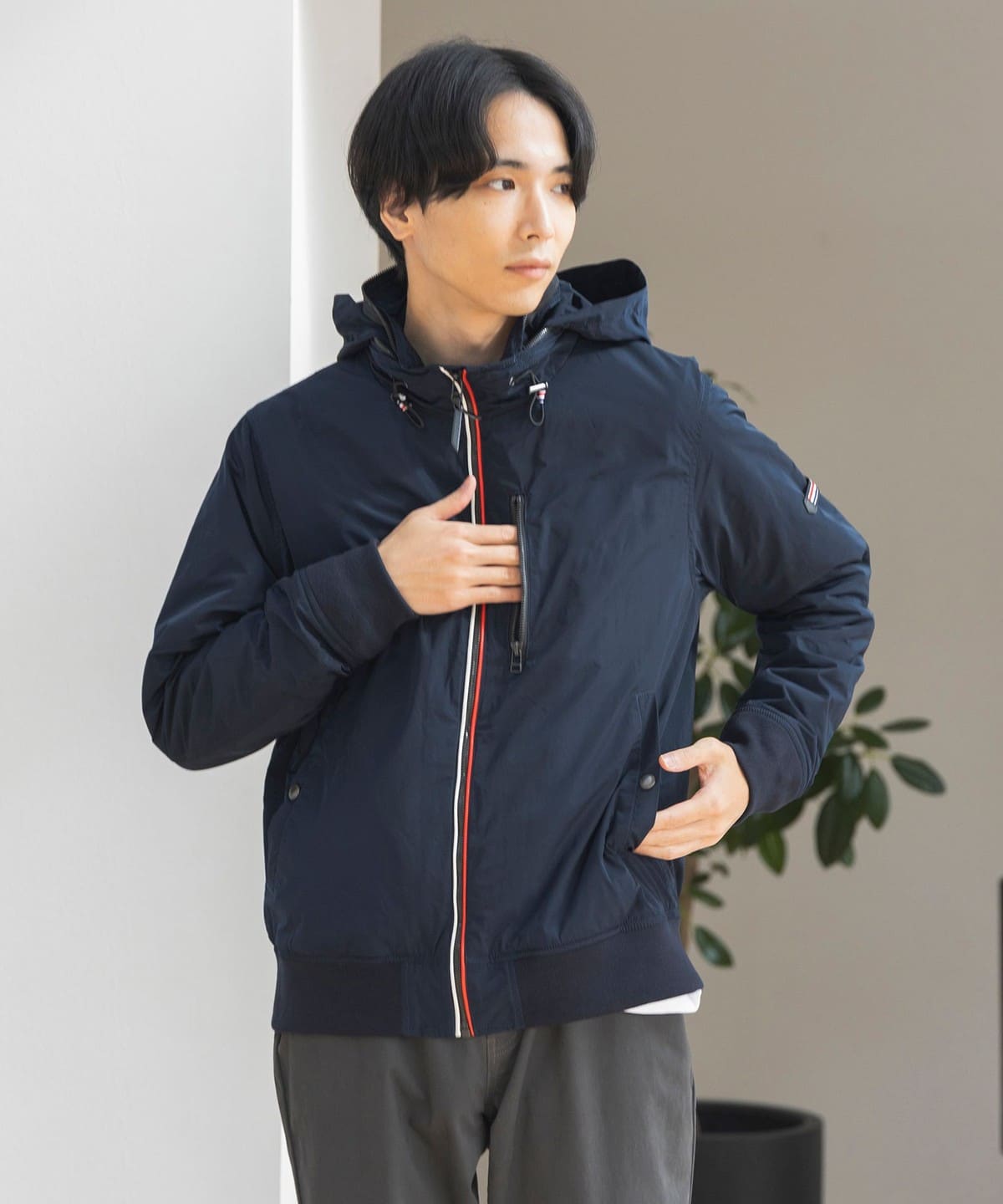 ボリュームネック 中綿 MA-1 ブルゾン MEN NAVY S ボリュームネック 中綿 MA-1 ブルゾン MEN NAVY S