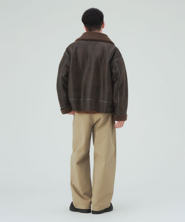 フェイクムートン B3 ブルゾン [H:183cm C:80 W:68 H:89.5 Size:L]