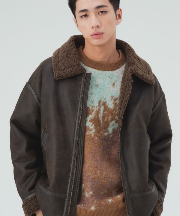 フェイクムートン B3 ブルゾン [H:183cm C:80 W:68 H:89.5 Size:L]