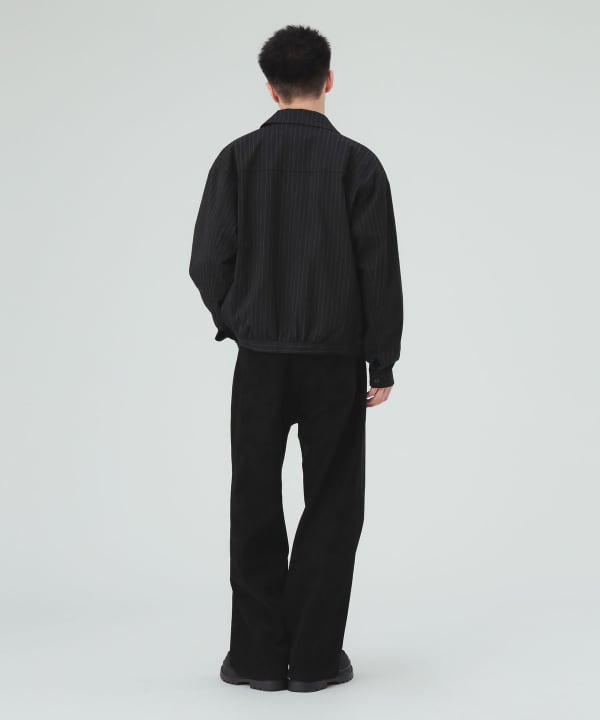 TRストライプ ショートブルゾン [H:183cm C:80 W:68 H:89.5 Size:L]