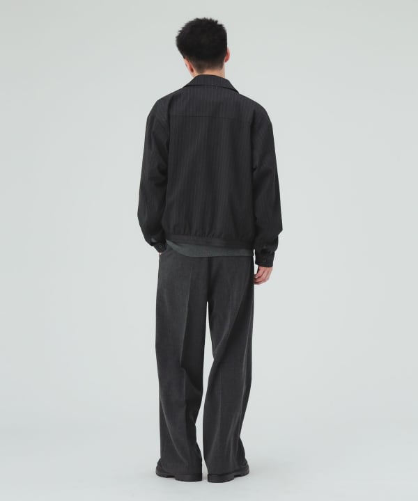 TRストライプ ショートブルゾン [H:183cm C:80 W:68 H:89.5 Size:L]
