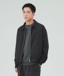 TRストライプ ショートブルゾン