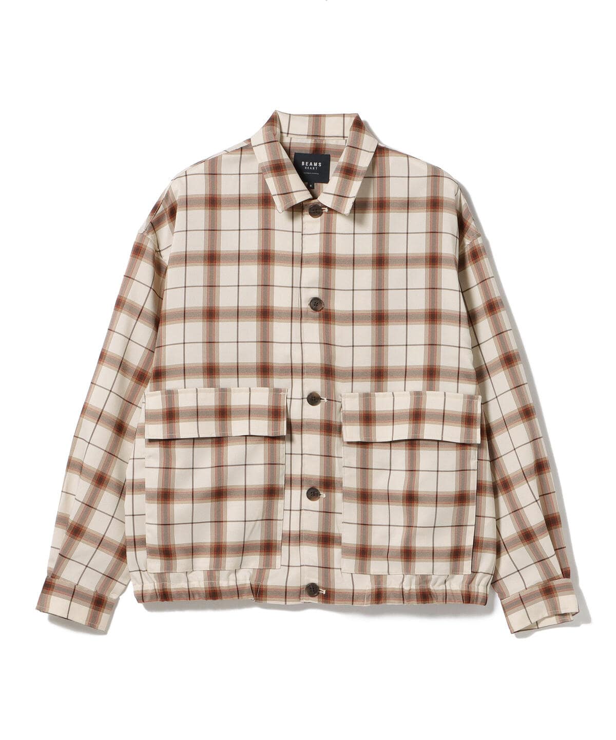 [Outlet] BEAMS HEART / Check Blouson