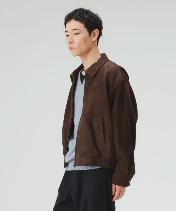 ゴートスエード シングル ブルゾン [H:183cm C:91 W:70 H:92 Size:L]