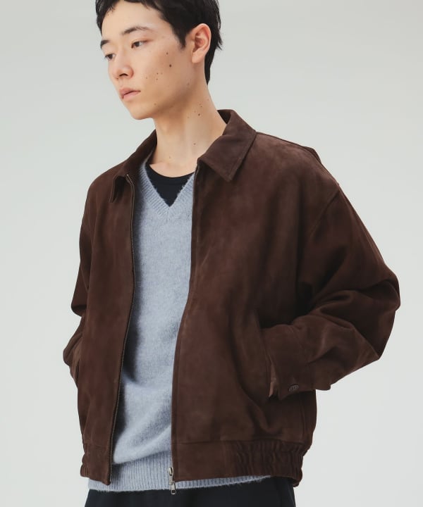 ゴートスエード シングル ブルゾン [H:183cm C:91 W:70 H:92 Size:L]