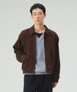 ゴートスエード シングル ブルゾン