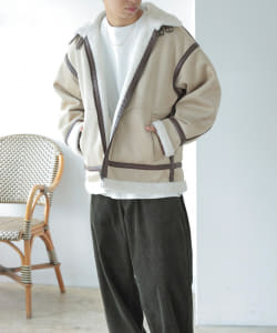 BEAMS HEART / フェイク ムートン ビッグ B-3