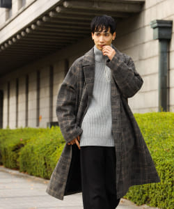 BEAMS HEART / ビッグシルエット チェスター コート