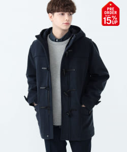 【+15%ポイントUP】ジップ ダッフル コート