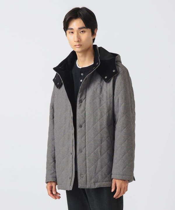 雰囲気抜群 CALEE セットアップ キルティング フェード加工 M 水越みさと × Olu.】バイカラーキルティングセットアップ