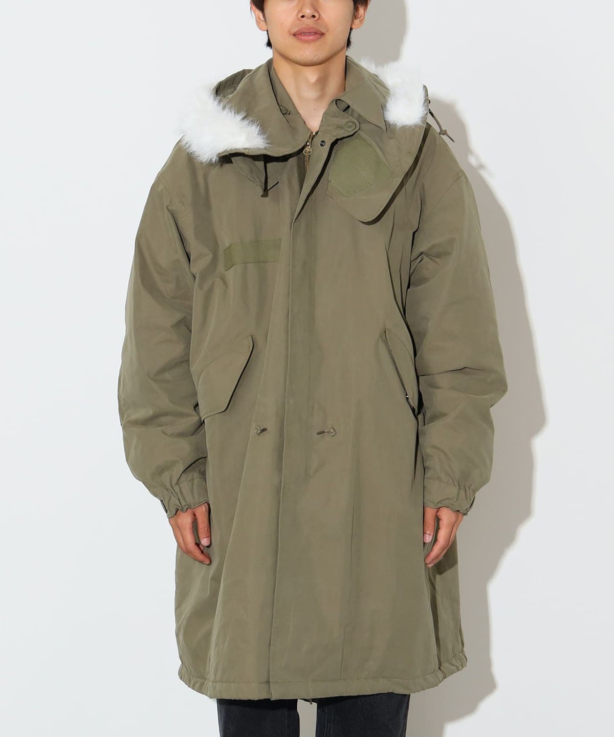 BEAMS HEART（ビームス ハート）フード付き モッズコート（コート