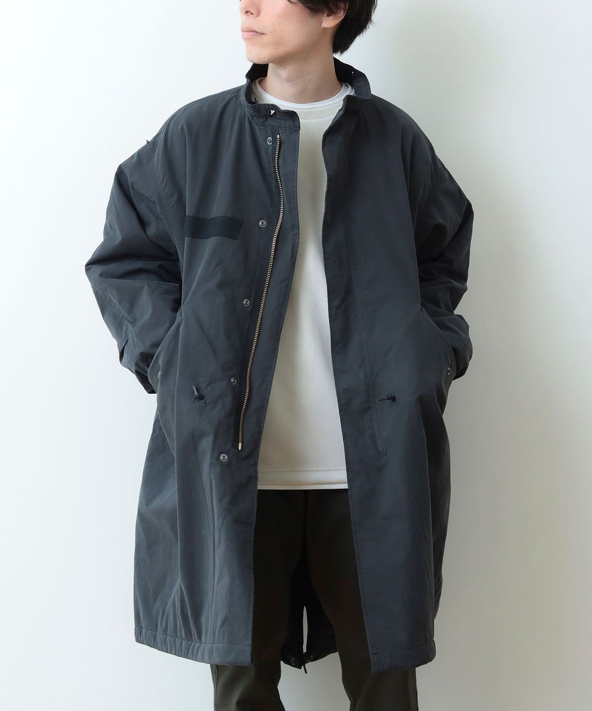 BEAMS HEART（ビームス ハート）フード付き モッズコート（コート