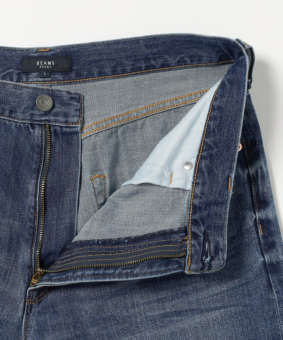 BEAMS HEART BEAMS HEART BEAMS HEART / 5 pocket selvedge denim