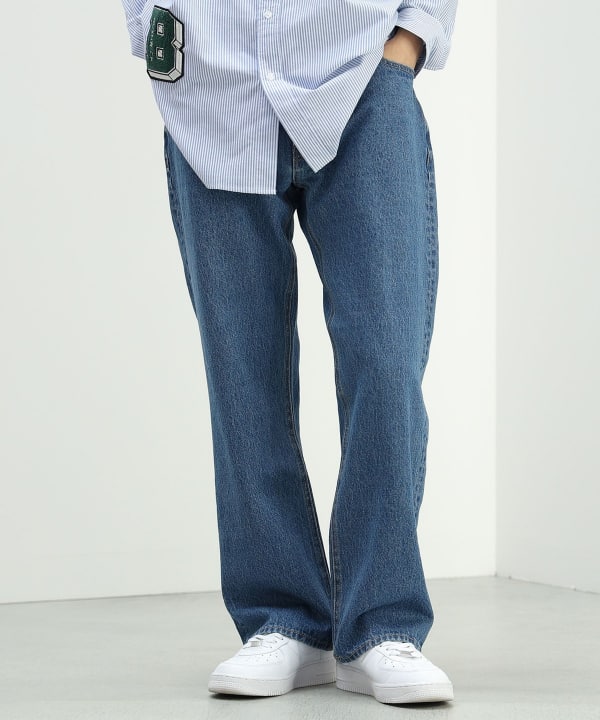 BEAMS HEART (BEAMS HEART) BEAMS HEART / Loose straight denim pants