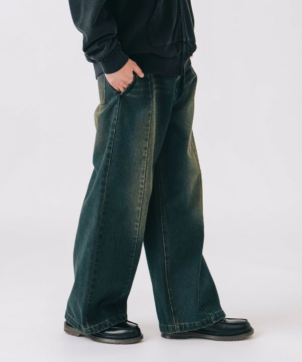 BEAMS HEART BEAMS HEART Seam Baggy Denim Pants (Pants Denim
