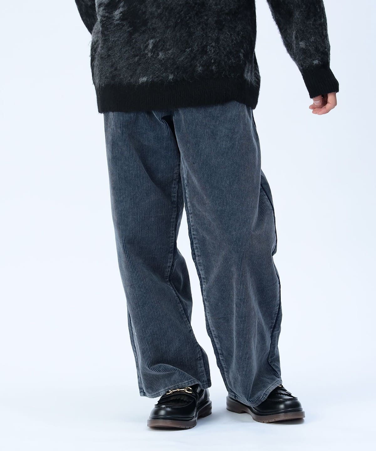 フェード コットン コーデュロイ パンツ パンツ MEN NAVY M フェード コットン コーデュロイ パンツ パンツ MEN NAVY M