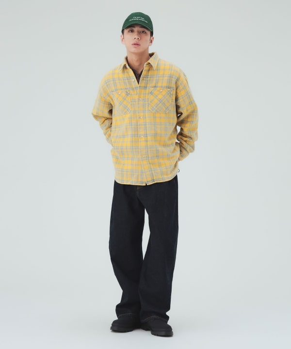 カーブ ワイド ストレート デニムパンツ [H:183cm C:80 W:68 H:89.5 Size:L]