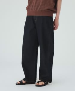 カーブ ワイド ストレート デニムパンツ