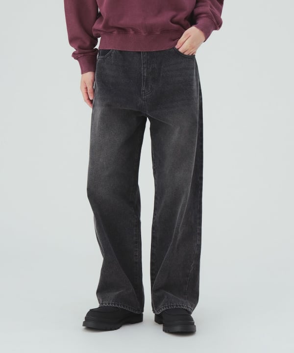 GMS ワイドストレート デニムパンツ [H:183cm C:80 W:68 H:89.5 Size:L]