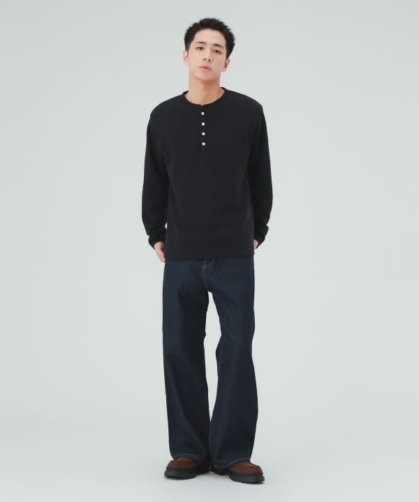 GMS ワイドストレート デニムパンツ [H:183cm C:80 W:68 H:89.5 Size:L]