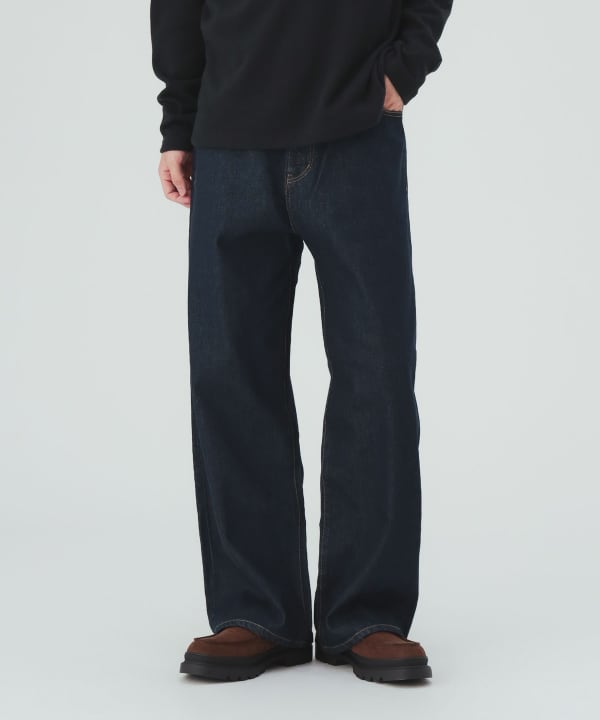 GMS ワイドストレート デニムパンツ [H:183cm C:80 W:68 H:89.5 Size:L]