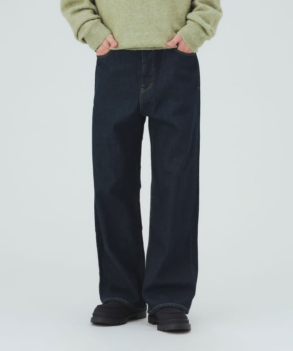 GMS ワイドストレート デニムパンツ [H:183cm C:80 W:68 H:89.5 Size:L]