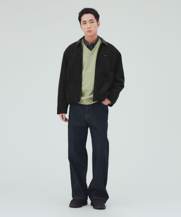 GMS ワイドストレート デニムパンツ [H:183cm C:80 W:68 H:89.5 Size:L]