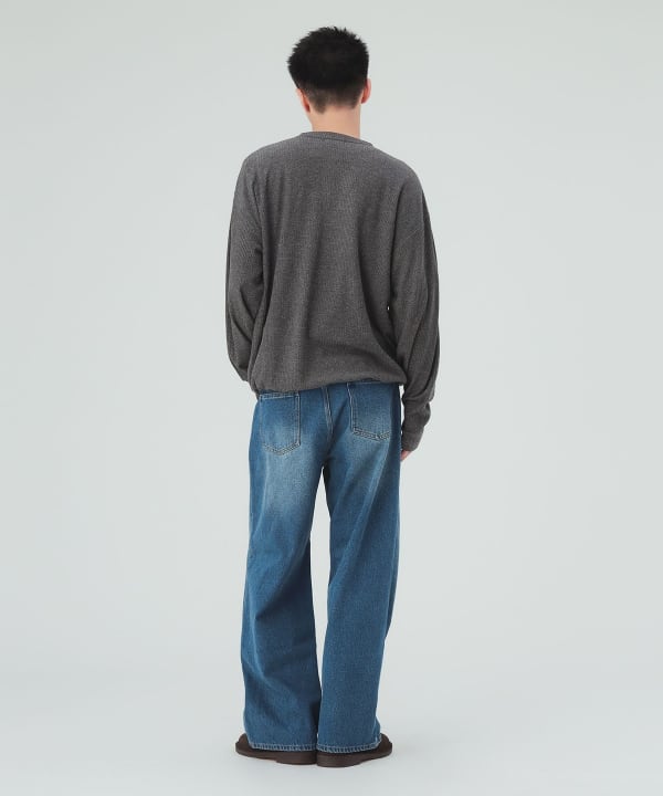 GMS ワイドストレート デニムパンツ [H:183cm C:80 W:68 H:89.5 Size:L]