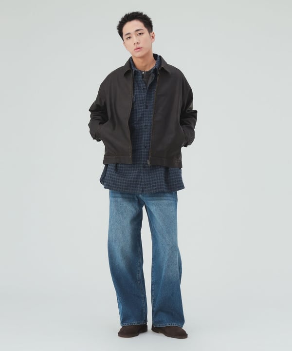 GMS ワイドストレート デニムパンツ [H:183cm C:80 W:68 H:89.5 Size:L]