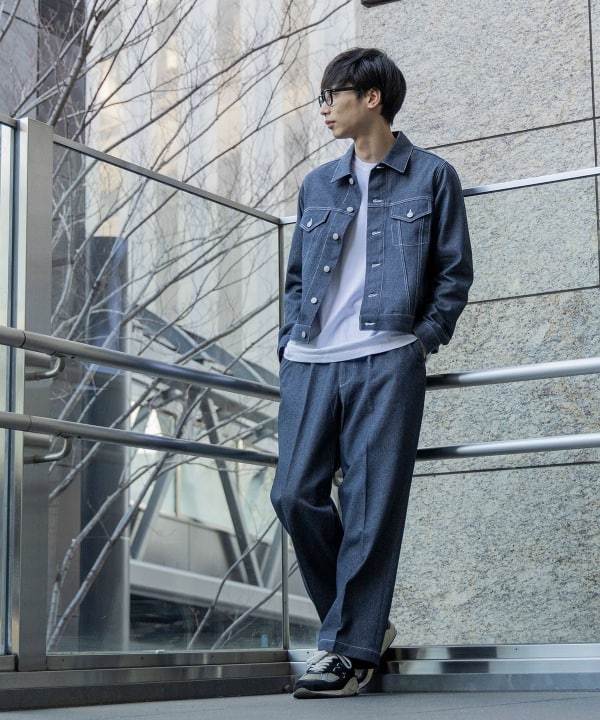 beams 販売 lights coolmaxデニムスラックス