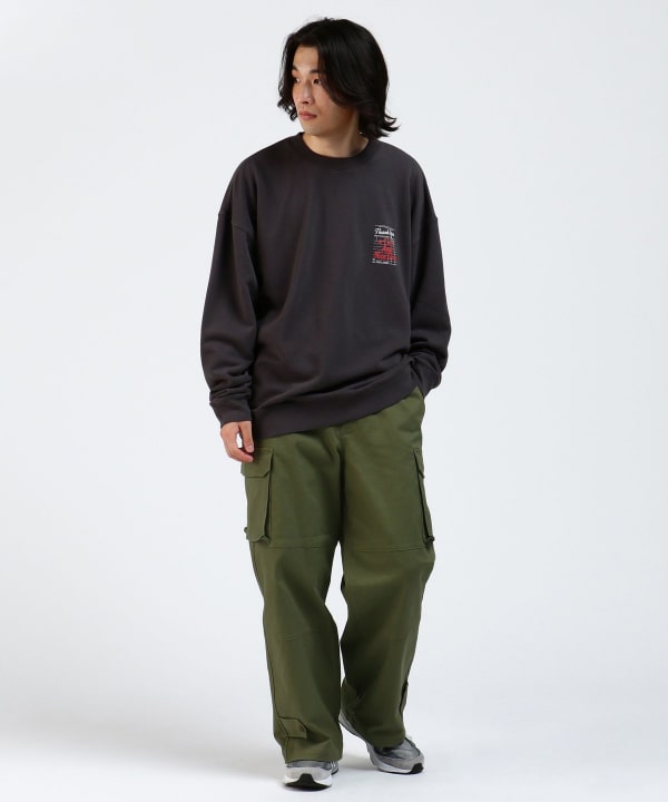 【再入荷人気】BEAMS カーゴパンツオリーブ パンツ