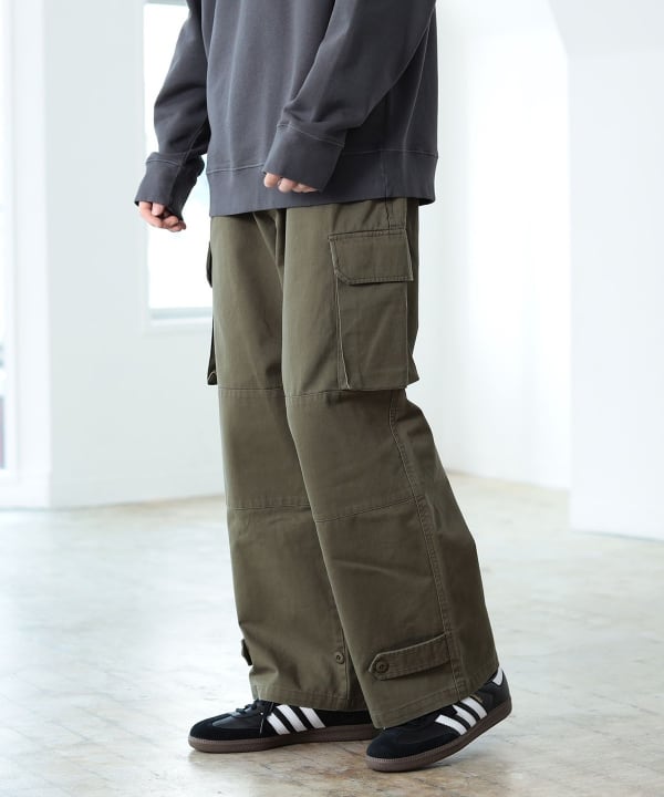 BEAMS HEART BEAMS HEART BEAMS HEART / M-47 Semi-wide cargo pants ...