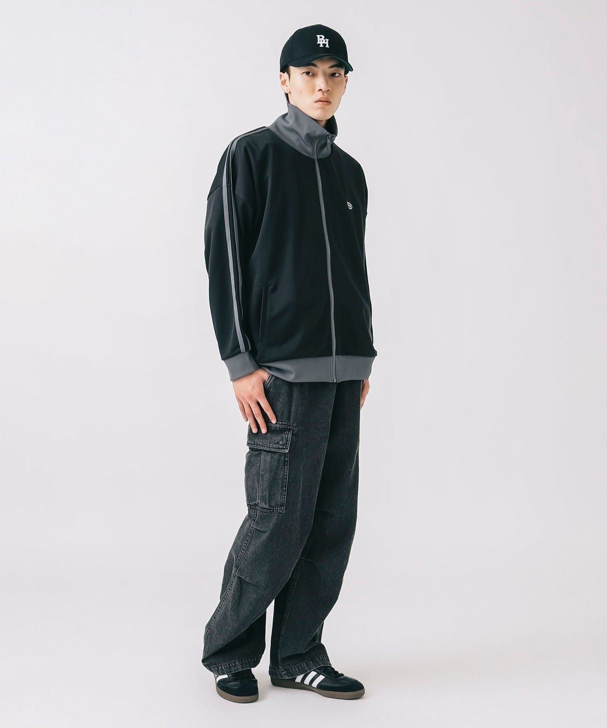 BEAMS HEART（ビームス ハート）ワイド デニム カーゴパンツ