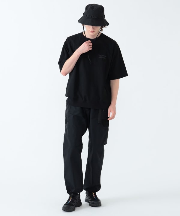 beamsダークグレー ポケット付きパンツ BEAMS Tech Duck Double Pocket Pants (pants, casual BEAMS