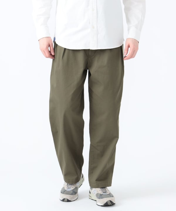 BEAMS HEART BEAMS HEART BEAMS HEART / 2 tuck wide chino pants 