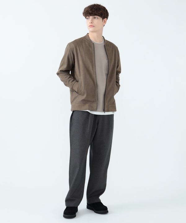 BEAMS HEART（ビームス ハート）ワンタック ワイド テーパード パンツ