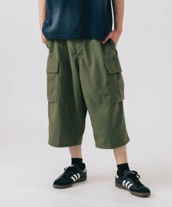Cropped quick-dry balloon cargo pants (moisture-wicking and quick-drying)