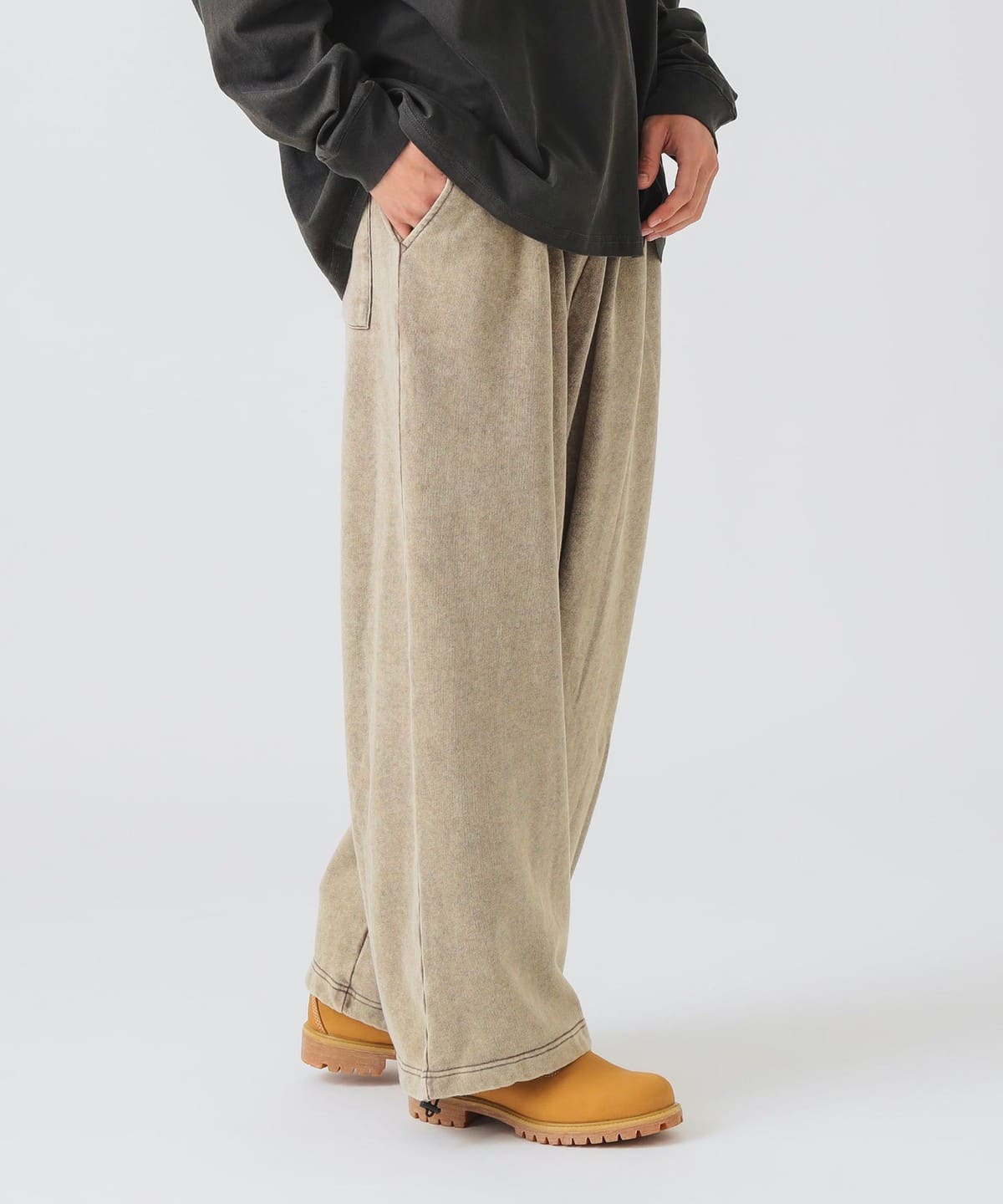 スノーウォッシュ スウェットパンツ パンツ MEN BROWN L スノーウォッシュ スウェットパンツ パンツ MEN BROWN L