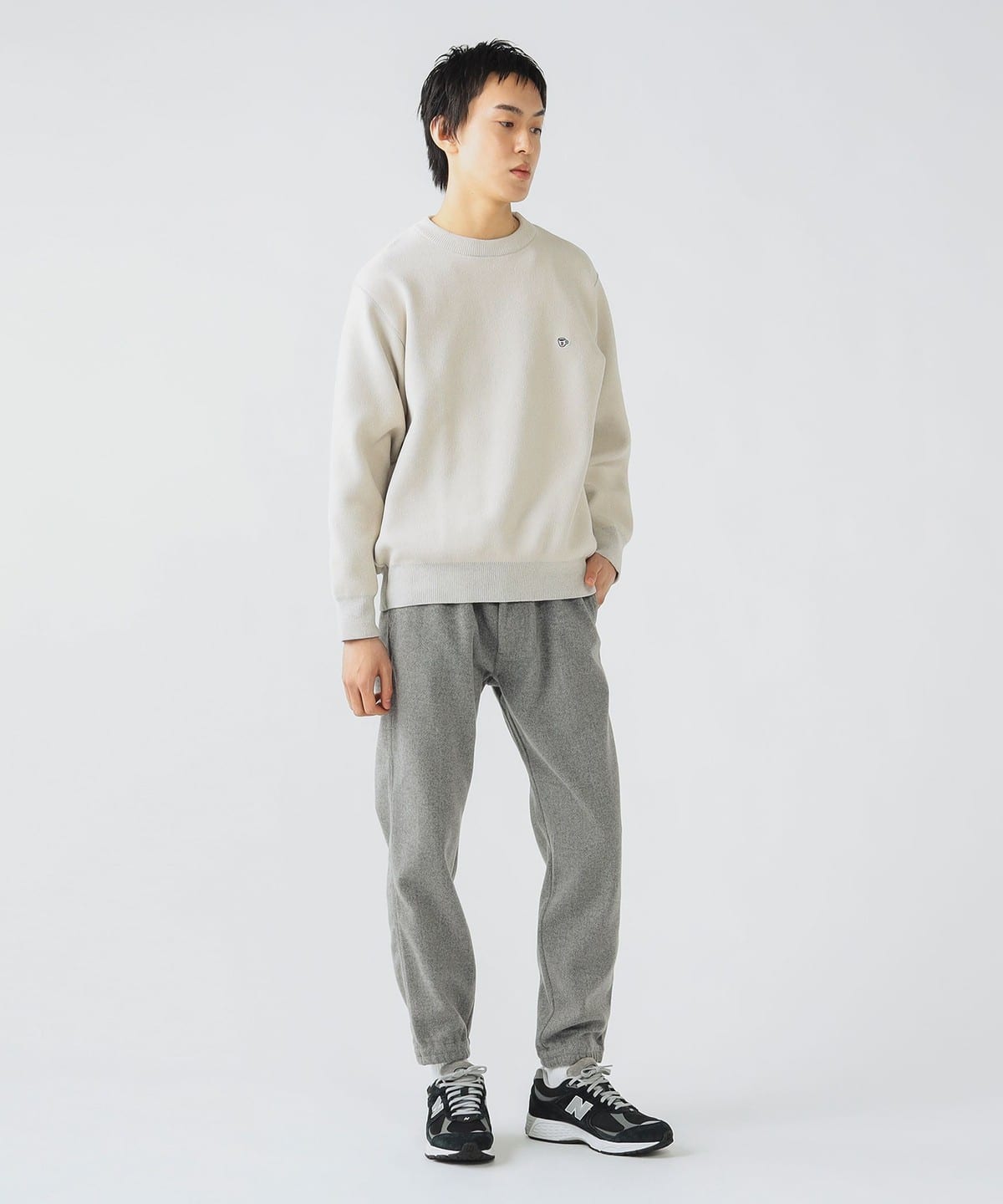 【値下げ】BeamsGolf スウェットあったかボア L・M セット　グレー 値下げ】BeamsGolf スウェットあったかボア L・M セット グレー セール