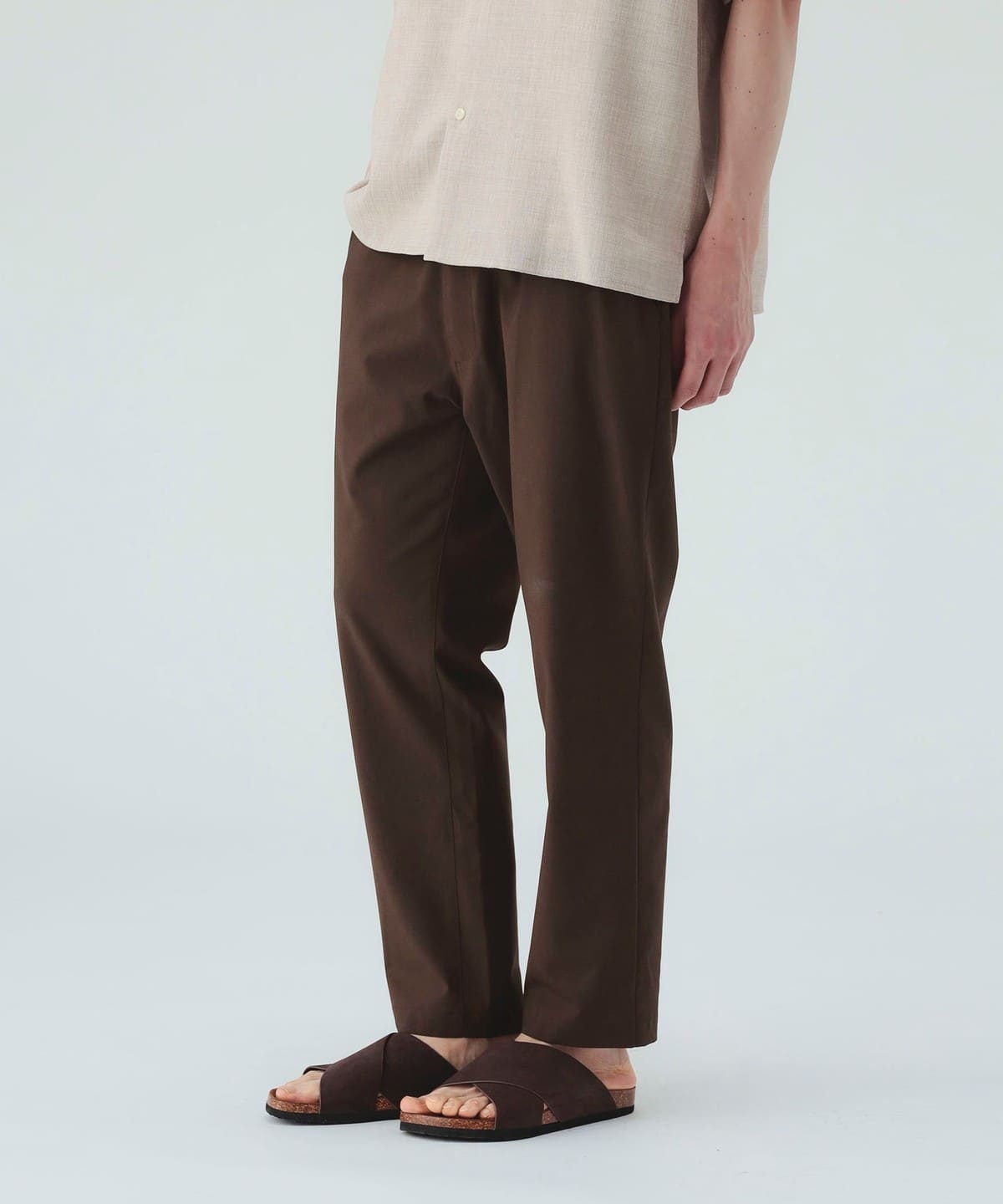 �|���g�� �e�[�p�[�h �p���c�i�z�������E�ڐG�⊴�j �p���c MEN DARK BROWN M