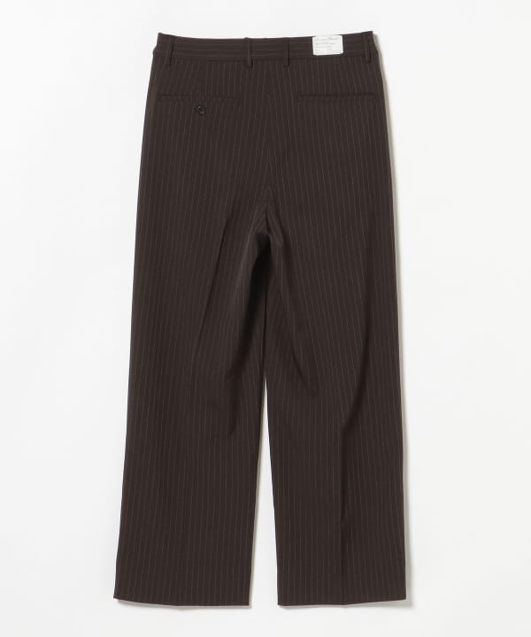 BEAMS HEART（ビームス ハート）2タック ワイドストレート スラックス