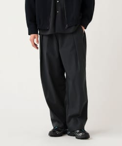 ワンタック ワッシャー ワイドパンツ