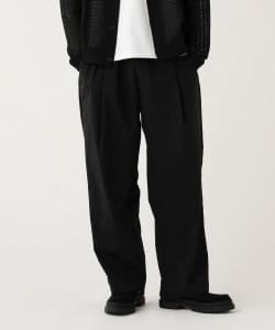 ワンタック ワッシャー ワイドパンツ