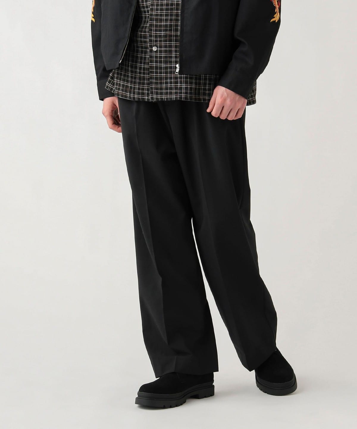 BEAMS HEART（ビームス ハート）2タック ワイド スラックス（パンツ